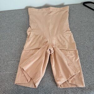 Spanx OnCore High Waisted Short Shapewear Nude Spanxsculpt Compression XL